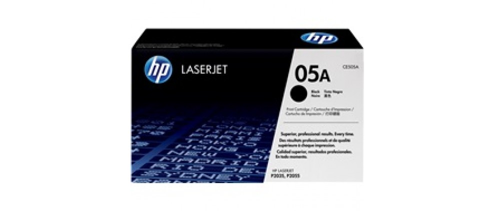 HP 05A Black Original LaserJet Toner Cartridge (CE505A) (2.3K)